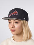 Бейсболка 47 BRAND арт. B-SRS01WBP-NYR Atlanta Braves MLB (темно-синий)